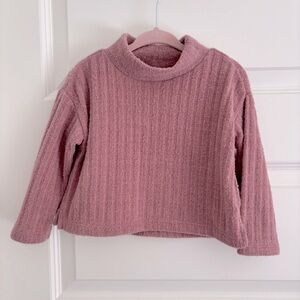 Old Navy Dusty Rose Turtleneck Sweater